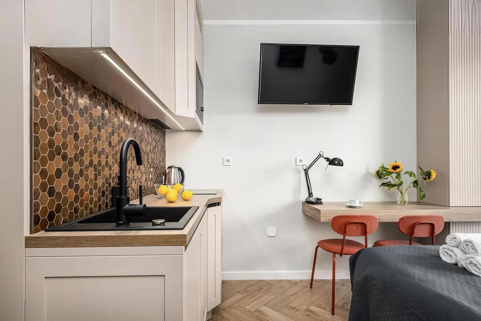 77 Wiktoryn Studio Apartment วอร์ซอ ภายนอก รูปภาพ