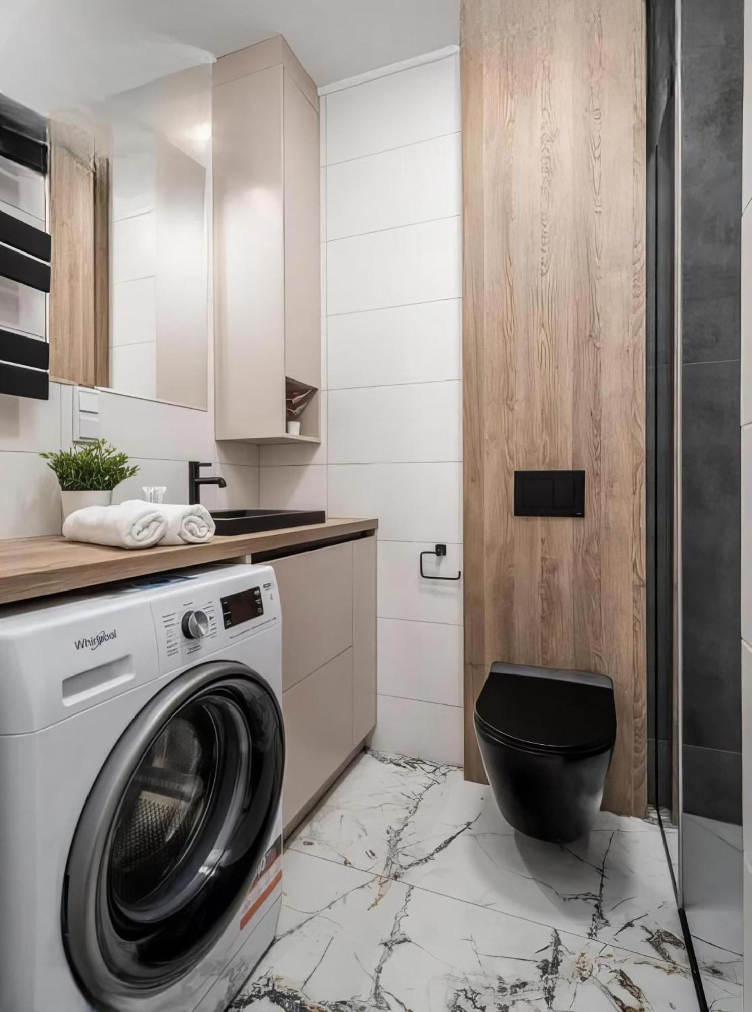 77 Wiktoryn Studio Apartment วอร์ซอ ภายนอก รูปภาพ